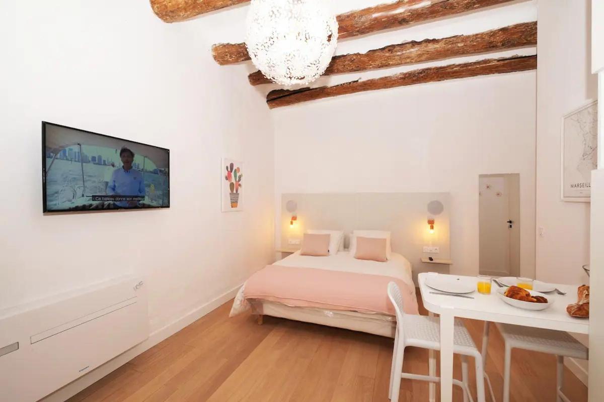 Design Suite Vieux Port Appartement Tout Equipe Climatise Marseille Exteriér fotografie